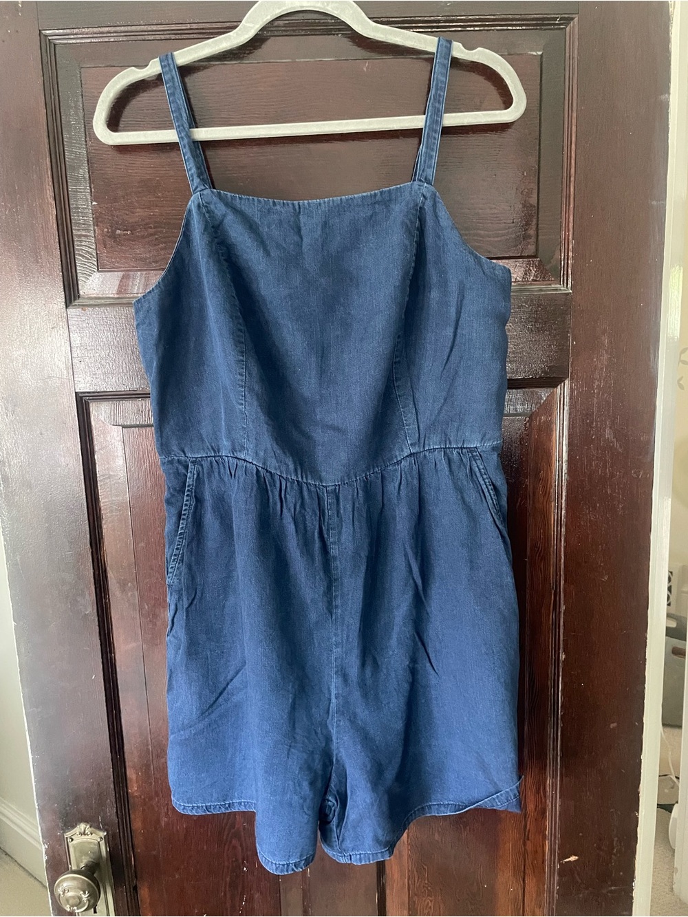 Old Navy Dark Blue Denim Romper